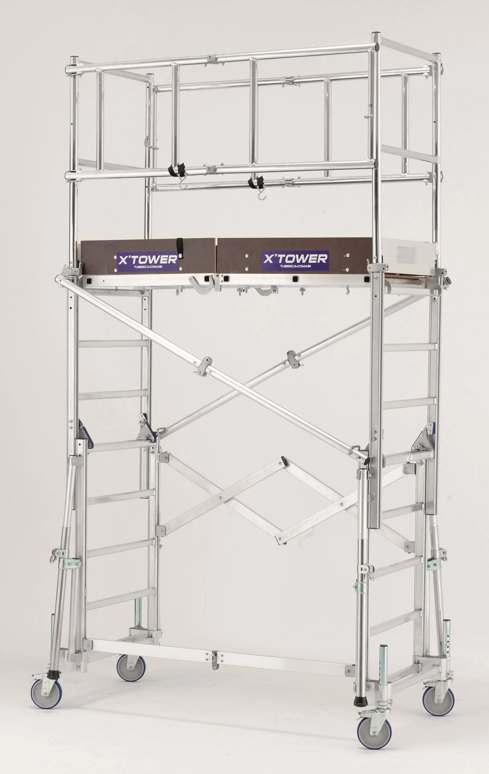 ECHAFAUDAGE TELESCOPIQUE X'TOWER 2M80 PLANCHER - 22405530 - TUBESCA-COMABI 1 ECHAFAUDAGE TELESCOPIQUE X'TOWER 2M80 PLANCHER - 22405530 - TUBESCA-COMABI