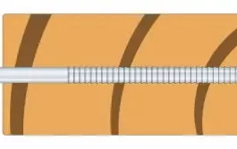 POINTE CRANTEE INOX A4 2,5X50 BTE 400 PCE - PCRIX2.5/50/400 - SIMPSON STRONG-TIE