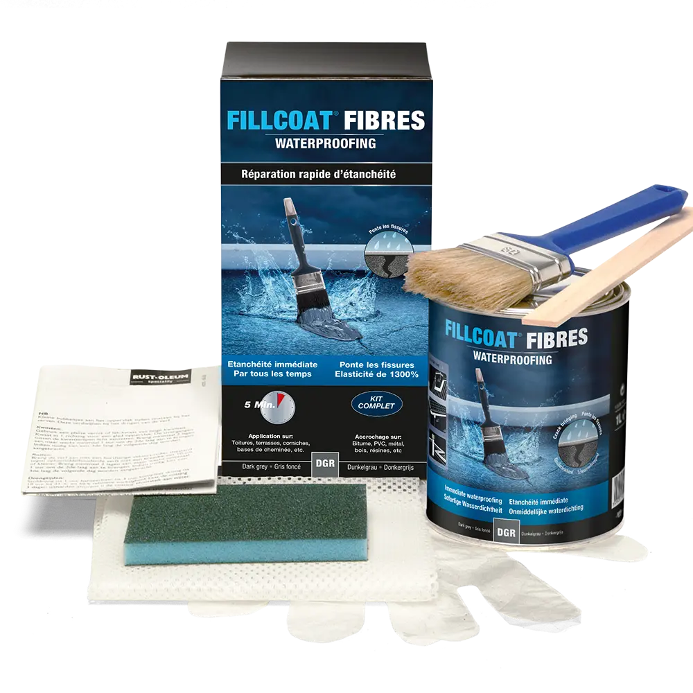 REPARATION D'ETANCHEITE FILLCOAT KIT REPARATION GRIS FONCE - 26.KIT.1 - RUST OLEUM FRANCE SA 1 REPARATION D'ETANCHEITE FILLCOAT KIT REPARATION GRIS FONCE - 26.KIT.1 - RUST OLEUM FRANCE SA