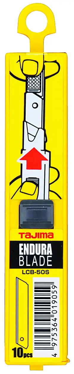 LAME DE CUTTER SOLID ENDURA BLADE 18MM (ETUI DE 10) - LCB50SN - TAJIMA 1 LAME DE CUTTER SOLID ENDURA BLADE 18MM (ETUI DE 10) - LCB50SN - TAJIMA