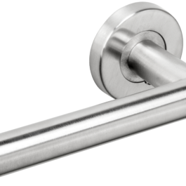 ENSEMBLE BEQUILLE INOX 201 BROSSE SUR ROSACE LOK 13 BEQUILLE ANGLE VIF - LOK13 - LOKENDO