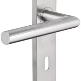 ENSEMBLE POIGNEE INOX 304 ENT 195 MM LOK 30 COND A BOUT ROND ET 1 PLAQUE VIS INV - LOK30 - LOKENDO