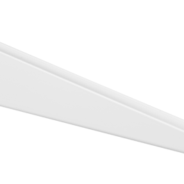 CONSOLE CREMAILLERE DOUBLE AVEC PAS DE 32 MM LAQUE BLANC L220 MM LOK58 - LOK58 - LOKENDO