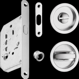 KIT SERR A LAR SERR PORTE COULI PENE MENTONNET FINI INOX CLE I LOK66 ROS RONDES - LOK66 - LOKENDO