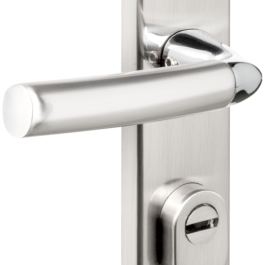 POIGNEE DE SECURITE BC ENTR195MM AXE70 MM C7 ZAMACK FINIT NICKEL SATINE LOK70 - LOK70 - LOKENDO
