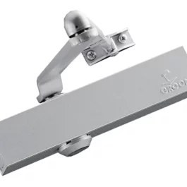 FERME-PORTE COMPLET REGLABLE STANDARD GR150-2/4 ARGENT - 150111 - GROOM