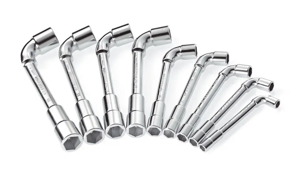 CLE A PIPE DEBOUCHEE 6 PANS (JEU DE 9) - 75.J9PB - FACOM