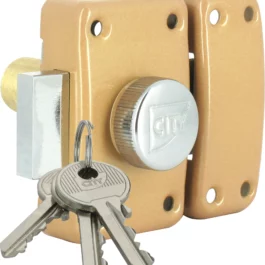 VERROU CITY 25 A BOUTON ET CYLINDRE 45 MM - 10020451 - ISEO FRANCE S.A.S.