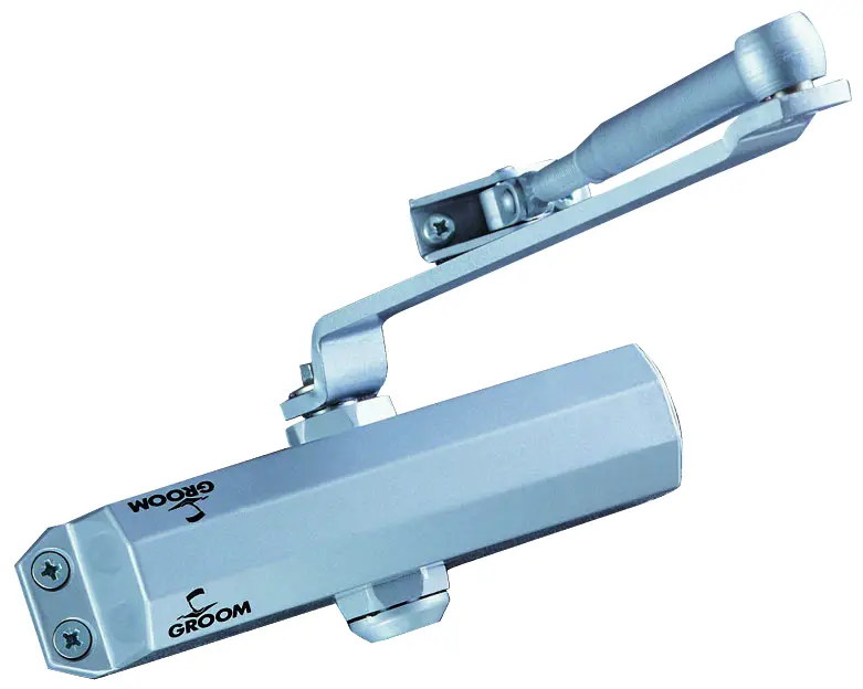 FERME-PORTE COMPLET STANDARD GR101-3 ARGENT - 101311 - GROOM 1 FERME-PORTE COMPLET STANDARD GR101-3 ARGENT - 101311 - GROOM