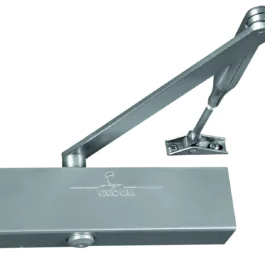 FERME-PORTE COMPLET REGLABLE STANDARD GR200-2/4 ARGENT - GR200111 - GROOM