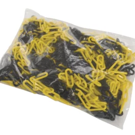 CHAINE DE SIGNALISATION ROUGE/BLANC 8MM (SAC 25M) - 1185081 - NOVAP SAS