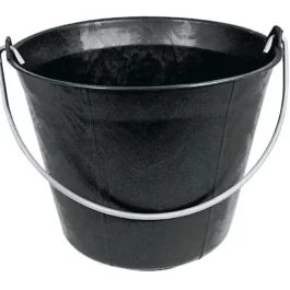 SEAU PLASTIQUE NOIR ANSE RONDE 11L - 310103 - SOFOP TALIAPLAST MULTIGRAPHIC