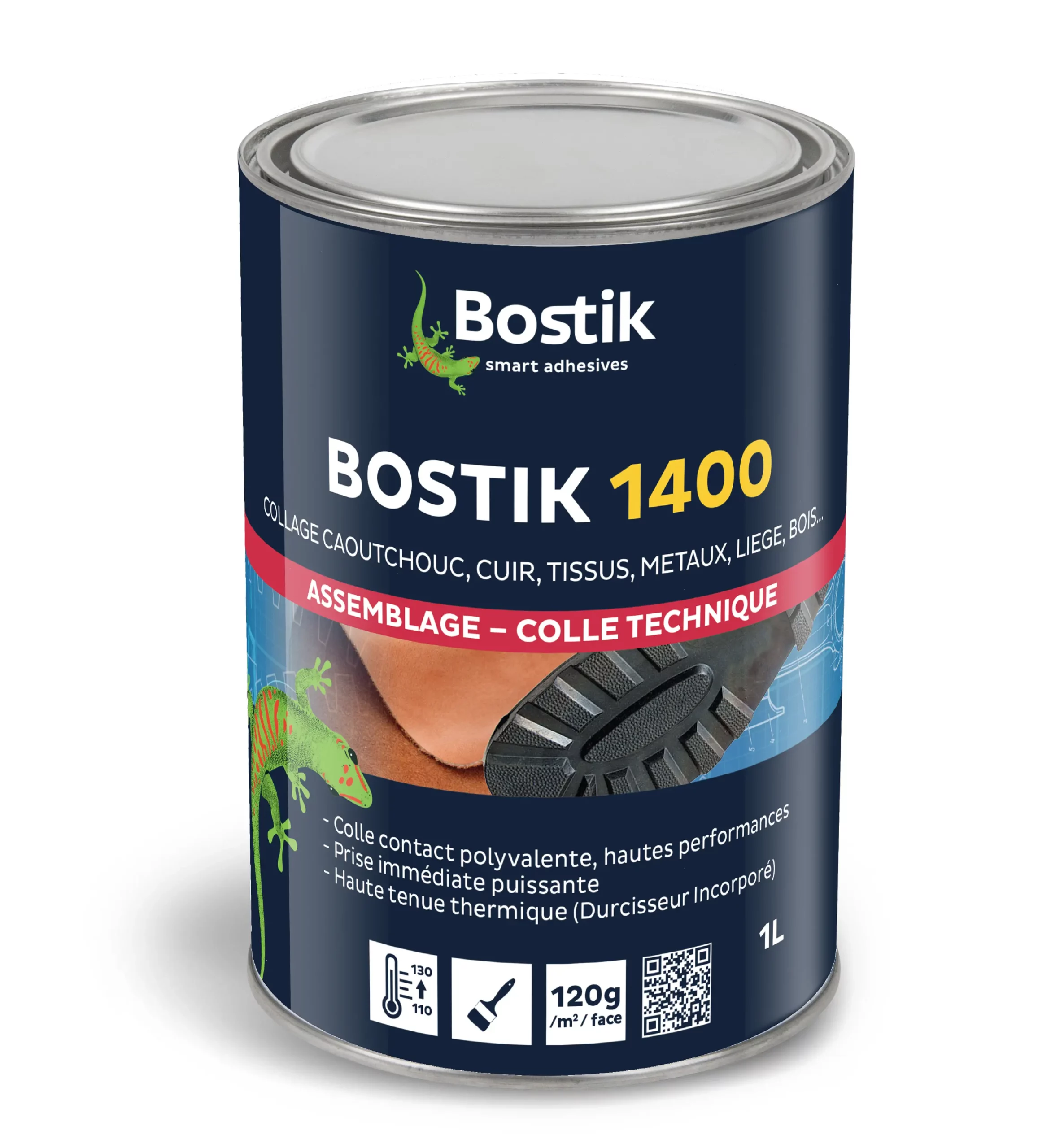 COLLE NEOPRENE 1400 BOITE 1L - 30502932 - BOSTIK 1 COLLE NEOPRENE 1400 BOITE 1L - 30502932 - BOSTIK