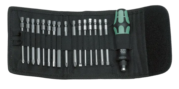 TOURNEVIS MULTILAMES KRAFTFORM KOMPAKT 60 (JEU DE 17) - 5059295001 - WERA 1 TOURNEVIS MULTILAMES KRAFTFORM KOMPAKT 60 (JEU DE 17) - 5059295001 - WERA