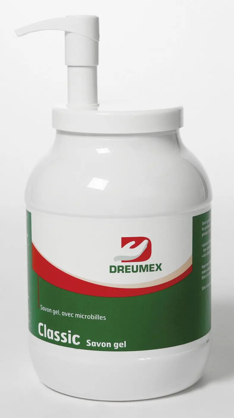 SAVON GEL CLASSIC MICROBILLES 2,8L+POMPE - 10928001008 - DREUMEX 1 SAVON GEL CLASSIC MICROBILLES 2,8L+POMPE - 10928001008 - DREUMEX