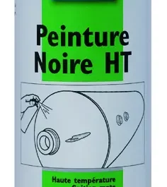 PEINTURE NOIRE HAUTE TEMPERATURE - CRC INDUSTRIES FRANCE - 6028