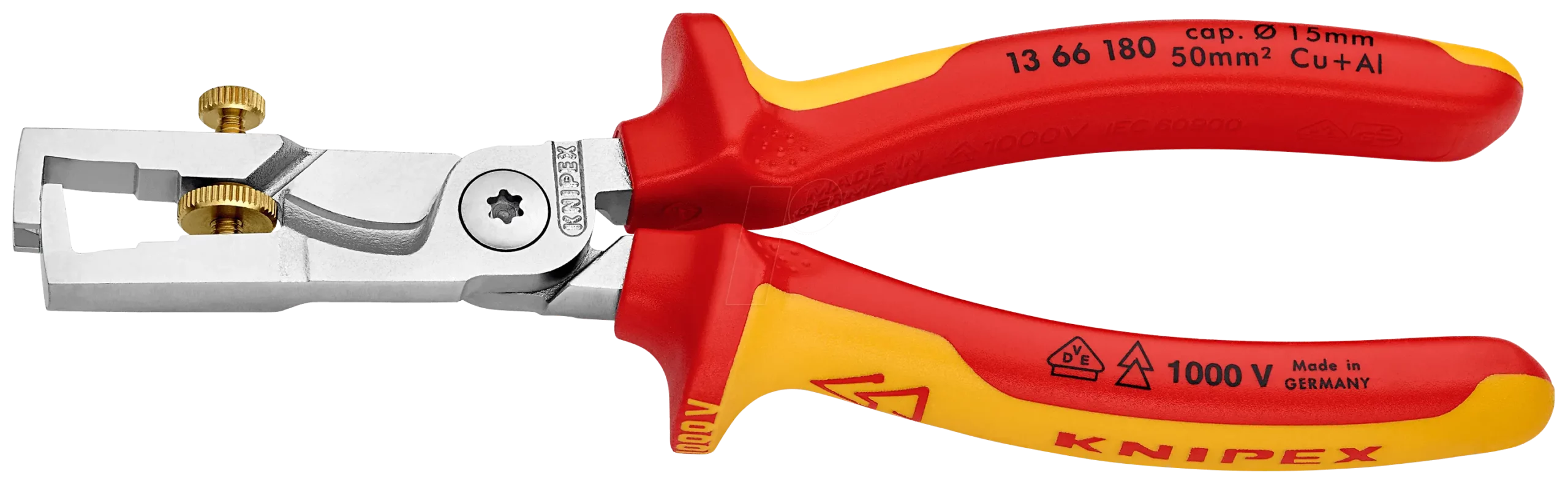 COUPE-CABLES A DENUDER STRIX 180MM - 13 66 180 - KNIPEX 1 COUPE-CABLES A DENUDER STRIX 180MM - 13 66 180 - KNIPEX