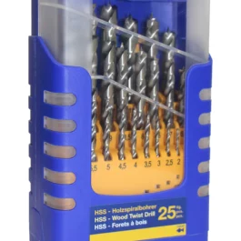 MECHE A BOIS HSS 3 POINTES QUEUE CYLINDRIQUE (COFFRET DE 25) - 013G0025K01 - FISCH®