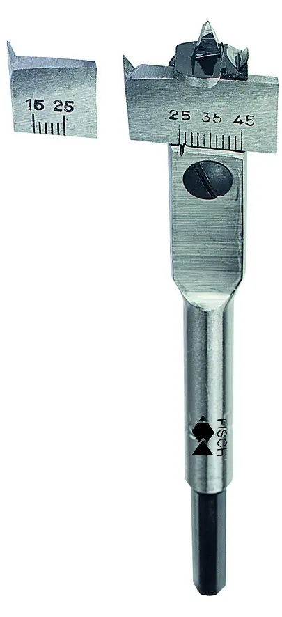 MECHE A BOIS A TETE EXTENSIBLE STANDARD (22-76MM) - 051222-075 - FISCH® 1 MECHE A BOIS A TETE EXTENSIBLE STANDARD (22-76MM) - 051222-075 - FISCH®