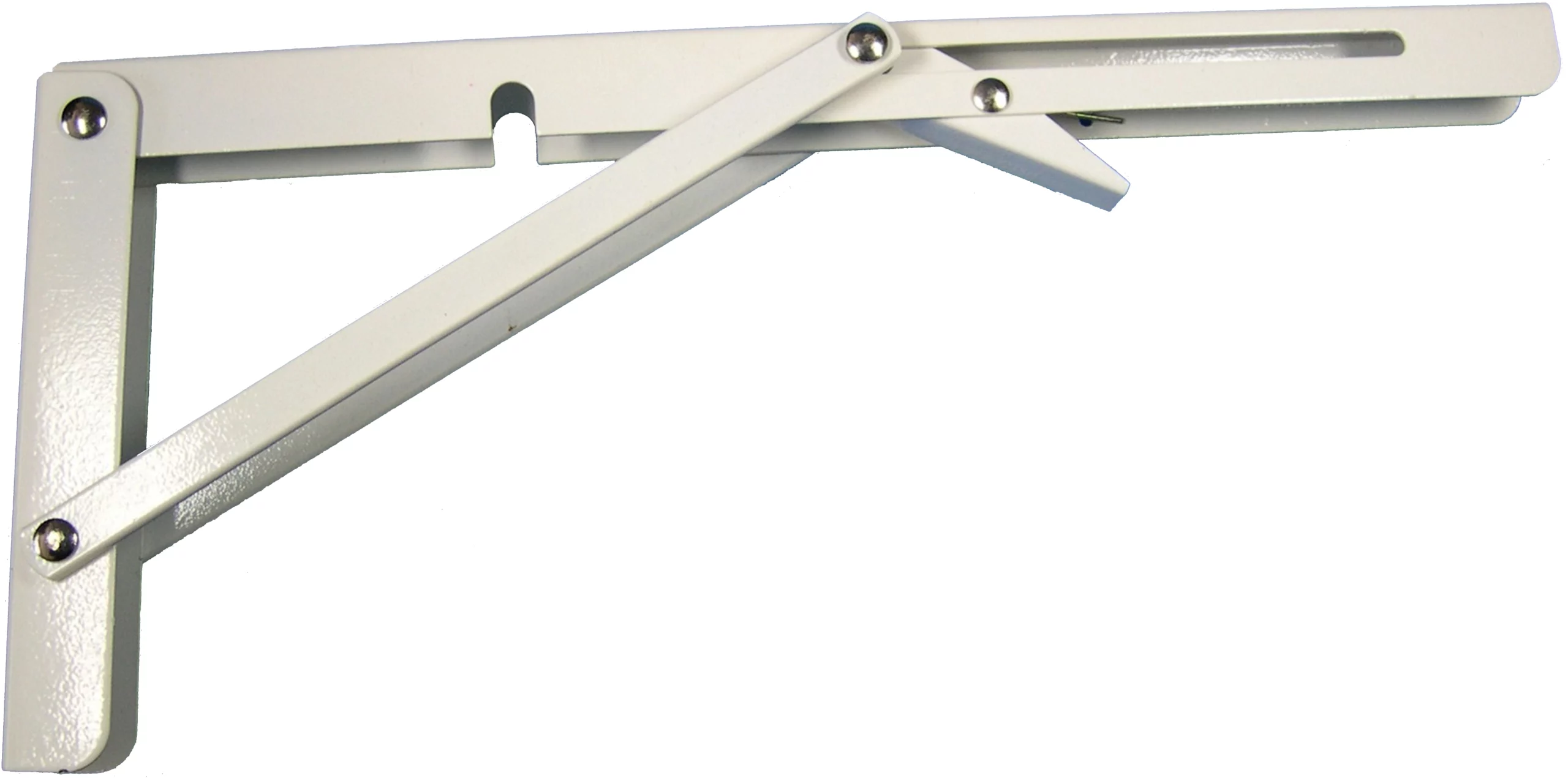 CONSOLE PLIANTE ACIER LAQUE BLANC 110X345 50KG - 3150641 - SHEPHERD HARDWARE 1 CONSOLE PLIANTE ACIER LAQUE BLANC 110X345 50KG - 3150641 - SHEPHERD HARDWARE