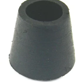 EMBOUT COUVRANT CAOUTCHOUC NOIR DIAM 12MM (SACHET DE 20) - 310047V - SHEPHERD HARDWARE