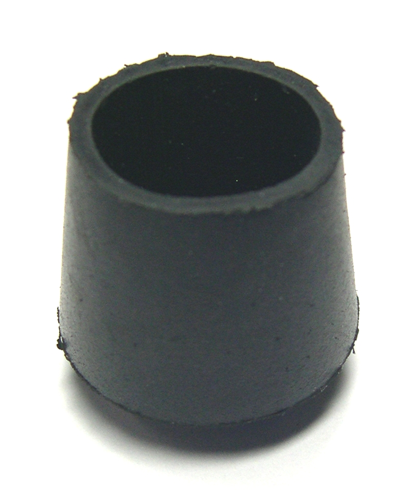 EMBOUT COUVRANT CAOUTCHOUC NOIR DIAM 16MM (SACHET DE 20) - 310049V - SHEPHERD HARDWARE