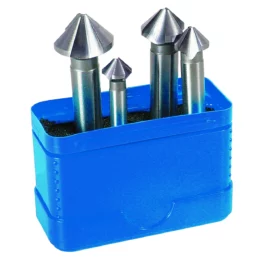 FRAISE A CHANFREINER HSS-E 90° 3 COUPES (JEU DE 4) - 0606SET4HSE - FISCH®