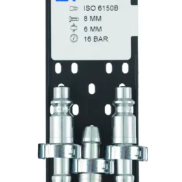 EMBOUTS ISO B SUR PLAQUE POUR TUYAU Ø8 MM(PAR 3) - IRP 066808P3 - PREVOST AIR COMPRIME