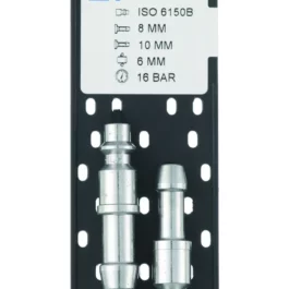 EMBOUTS ISO B SUR PLAQUE POUR TUYAU Ø8 ET 10 MM (LA PAIRE) - CEI6 808810P - PREVOST AIR COMPRIME