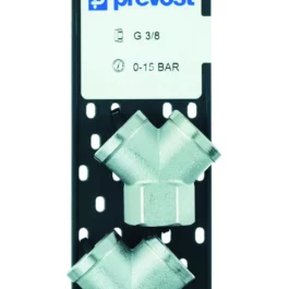 RACCORD Y SUR PLAQUE FEMELLE BSPP  G 1/4 (LA PAIRE) - Y14P2 - PREVOST AIR COMPRIME