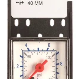 MANOMETRE BOITIER CARRE SUR PLAQUE - MT CA1040P - PREVOST AIR COMPRIME