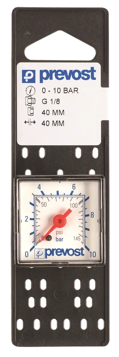 MANOMETRE BOITIER CARRE SUR PLAQUE - MT CA1040P - PREVOST AIR COMPRIME 1 MANOMETRE BOITIER CARRE SUR PLAQUE - MT CA1040P - PREVOST AIR COMPRIME