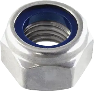 ECROU AUTO-FREINE A BAGUE NYLON SERIE EN ACIER ZN BLANC M4 BTE 200 - 9854 - VISWOOD 1 ECROU AUTO-FREINE A BAGUE NYLON SERIE EN ACIER ZN BLANC M4 BTE 200 - 9854 - VISWOOD