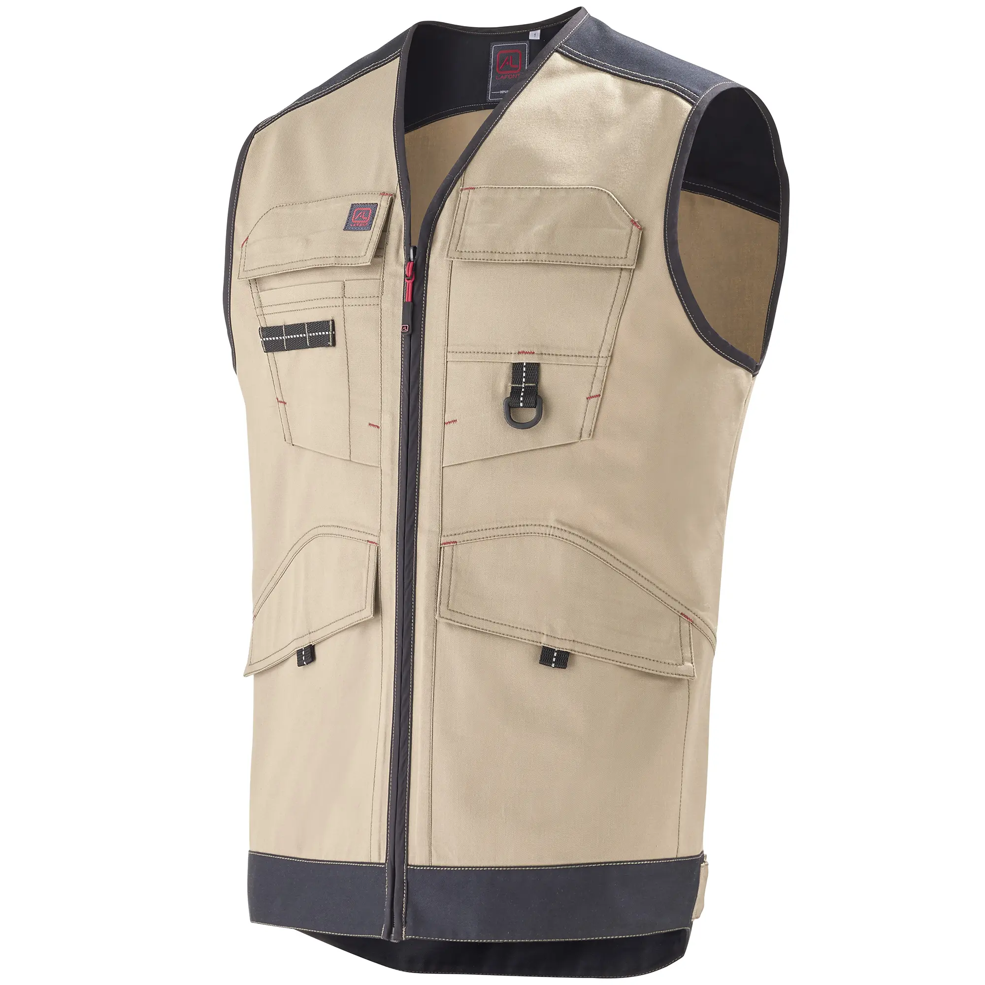 GILET TROWEL BEIGE/NOIR T5 - 9ATTUP204T5 - LAFONT 1 GILET TROWEL BEIGE/NOIR T5 - 9ATTUP204T5 - LAFONT