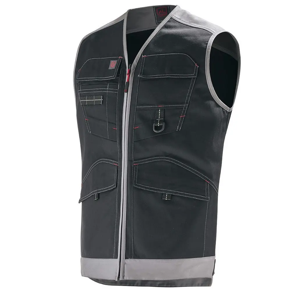 GILET TROWEL NOIR/GRIS T6 - 9ATTUP985T6 - LAFONT 1 GILET TROWEL NOIR/GRIS T6 - 9ATTUP985T6 - LAFONT
