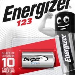 PILE TYPE 123 ENERGIZER (CARTE 1 PILE) - ENERGY SERVICE - EL123 - Lot de 6
