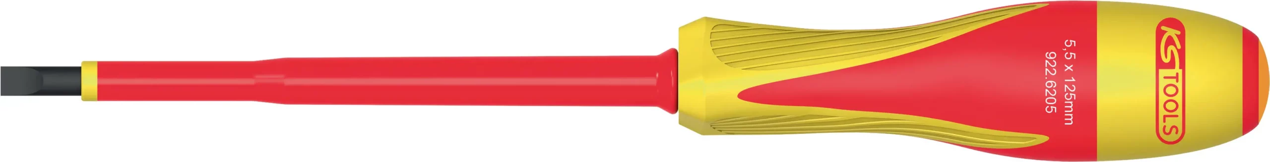 TOURNEVIS FENTE BI-MATIERE ISOLE 1000V, 4,0X100 MM - 922.6204 - KS TOOLS 1 TOURNEVIS FENTE BI-MATIERE ISOLE 1000V, 4,0X100 MM - 922.6204 - KS TOOLS