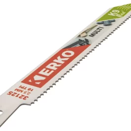 LAME DE SCIE SABRE BIMETAL MULTI-USAGES K9 228x19x0,9 10TPI (X5) - 32130 - ERKO