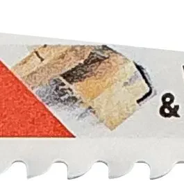 LAME DE SCIE SABRE BIMETAL BOIS K13 150x19x1,3 6TPI (X5) - 32140 - ERKO