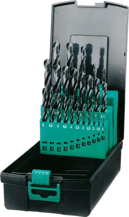 FORET QUEUE CYLINDRIQUE HSS SERIE COURTE TAILLE MEULE 11.450 (COFFRET DE 25) - 191451150 - PHANTOM 1 FORET QUEUE CYLINDRIQUE HSS SERIE COURTE TAILLE MEULE 11.450 (COFFRET DE 25) - 191451150 - PHANTOM