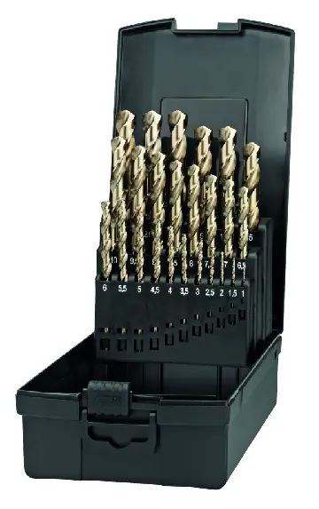 FORET QUEUE CYLINDRIQUE HSS COBALT 5% SERIE COURTE 11.500 (COFFRET DE 25) - 191501300 - PHANTOM 1 FORET QUEUE CYLINDRIQUE HSS COBALT 5% SERIE COURTE 11.500 (COFFRET DE 25) - 191501300 - PHANTOM