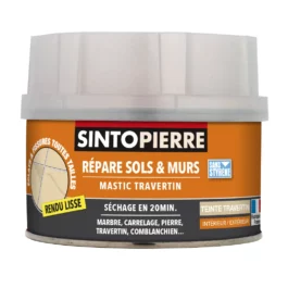 MASTIC DE REPARATION TEINTE TRAVERTIN SINTOPIERRE 170 ML 280 G - 32080 - SINTO