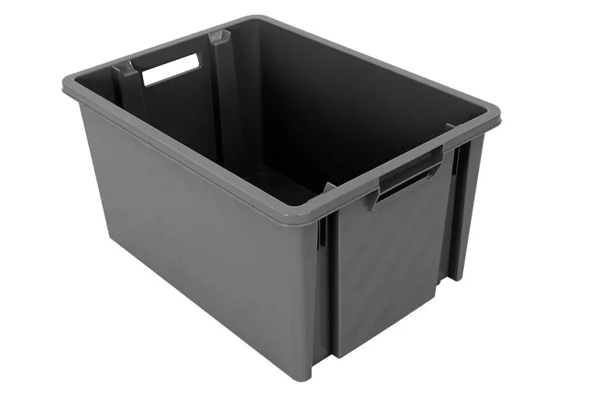 BAC EMPILABLE ET GERBABLE NOVABAC 54L GRIS ACIER - 5201961 - NOVAP SAS 1 BAC EMPILABLE ET GERBABLE NOVABAC 54L GRIS ACIER - 5201961 - NOVAP SAS