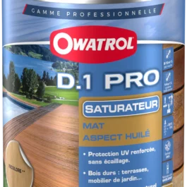 SATURATEUR BOIS DUR D1 PRO INCOLORE 1L - 972 - OWATROL PRO