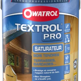 SATURATEUR BOIS TENDRE EXT TEXTROL PRO CHENE DORE 5 L - 1134 - OWATROL PRO