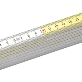 MESURE PLIANTE 2M X 17MM BOIS BLANC-JAUNE - 0-35-458 - STANLEY BLACK & DECKER DIV CONSTRUCTION