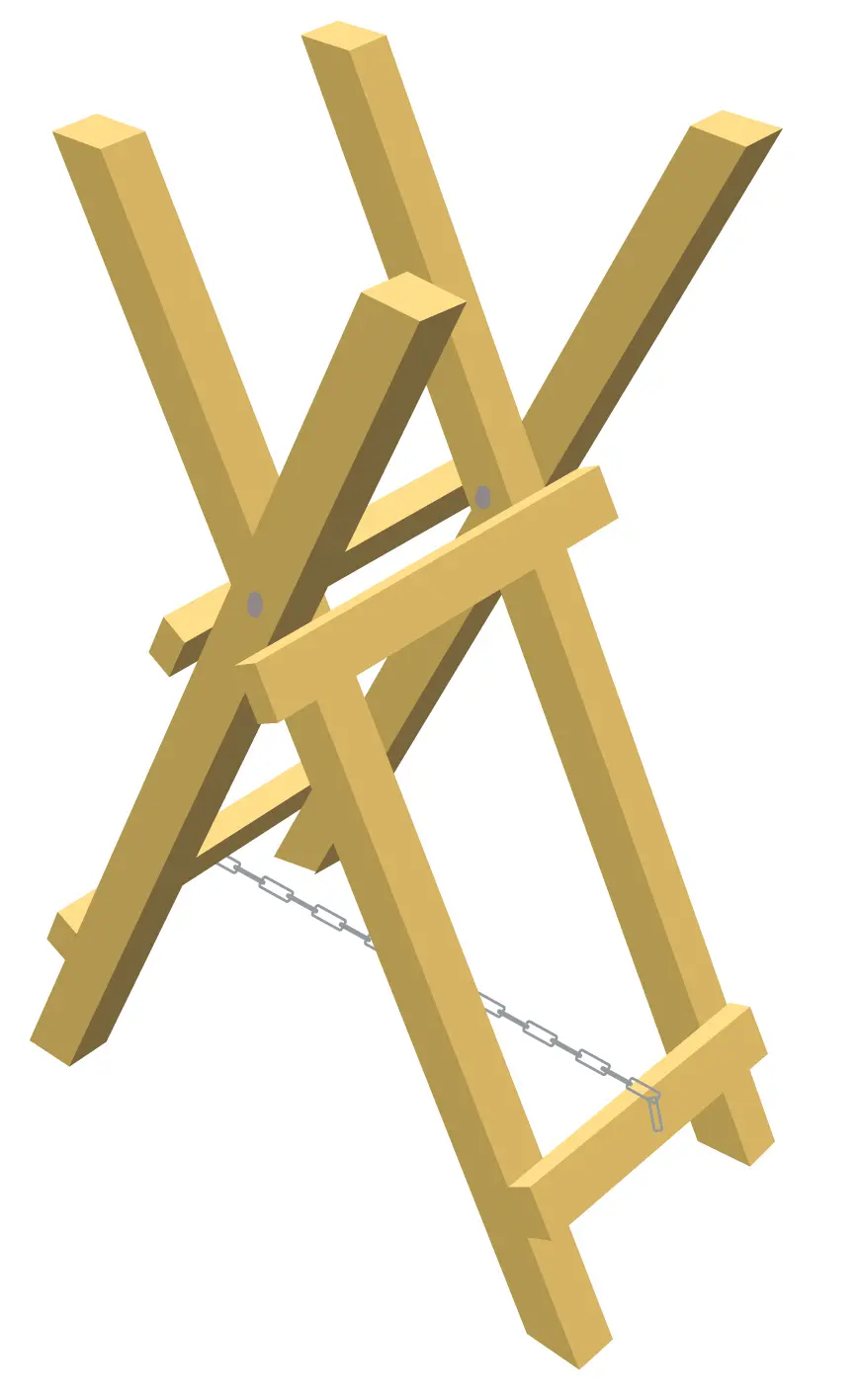 CHEVALET TROIS BRANCHES 105DB GRAND MODELE - 105DB - JACQUENET MALIN 1 CHEVALET TROIS BRANCHES 105DB GRAND MODELE - 105DB - JACQUENET MALIN