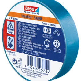 RUBAN D'ISOLATION ELECTRIQUE 53988 20 M X 19 MM BLEU - TESA - 53988-00031-00