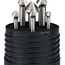 FRAISE A CHANFREINER HSS 90° 3 T QUEUE CYLINDRIQUE ECO PRO 42.535 (JEU DE 6) - 492420630 - INTERNATIONAL TOOLS