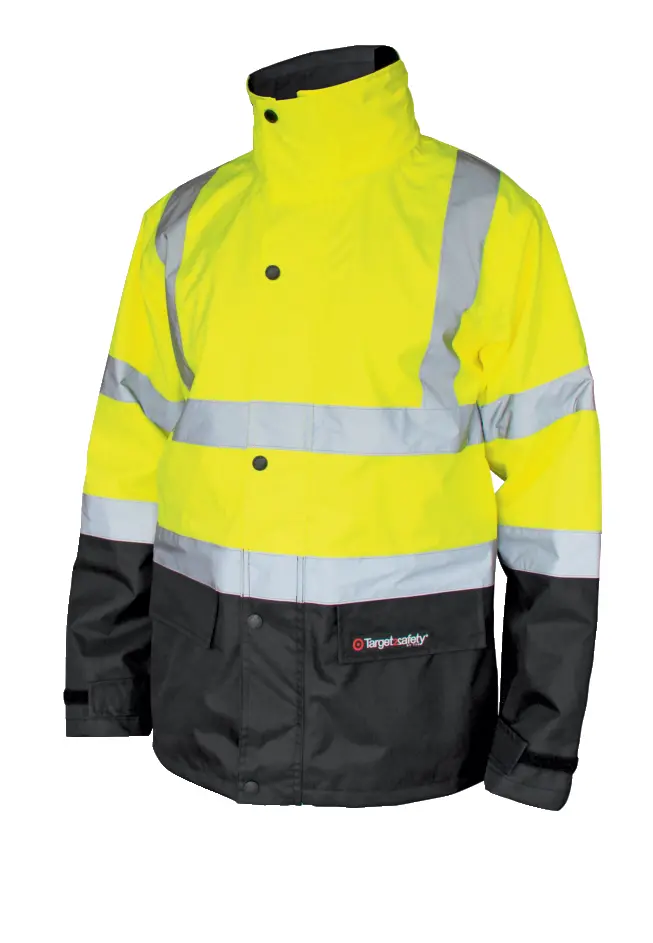 PARKA/VESTE DE PLUIE HAUTE VISIBILITE SKY JAUNE/NOIR M - PARKASKY02JNM - TARGET SAFETY 1 PARKA/VESTE DE PLUIE HAUTE VISIBILITE SKY JAUNE/NOIR M - PARKASKY02JNM - TARGET SAFETY